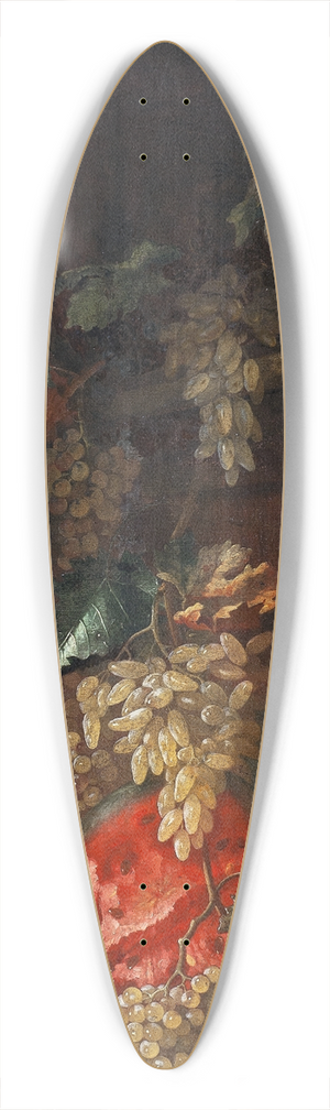 Giovanni Paolo Spadino - Fruit Piece with a Landscape Background 39.3 inch art pintail longboard deck