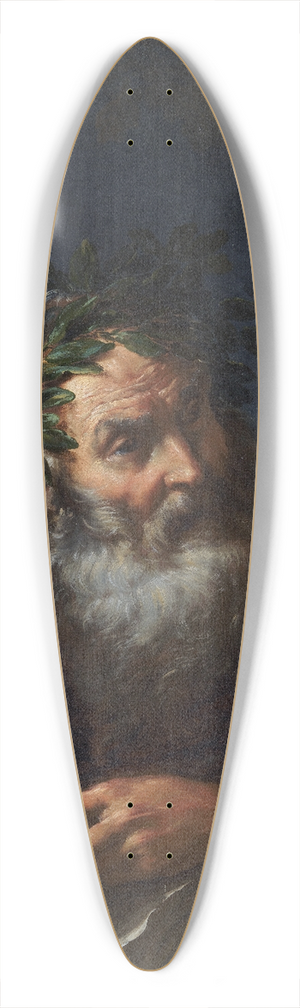 Girolamo Troppa - Homer 39.3 inch art pintail longboard deck