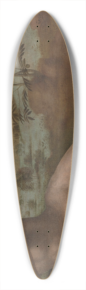 Giuliano Bugiardini - Adam 39.3 inch art pintail longboard deck