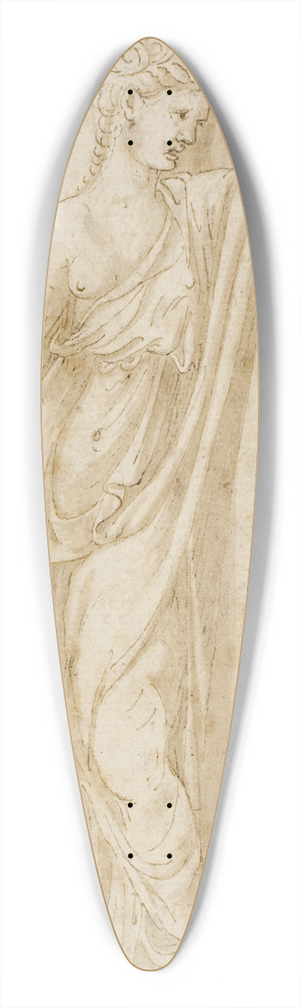 Giulio Romano - Athene 39.3 inch art pintail longboard deck