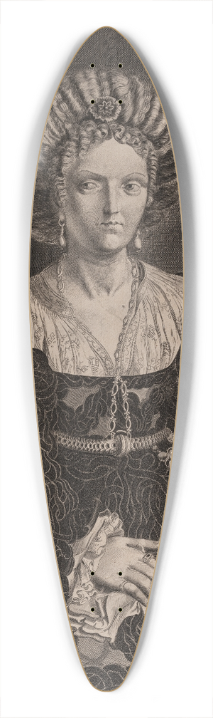 Giulio Romano - Isabella dEste 39.3 inch art pintail longboard deck