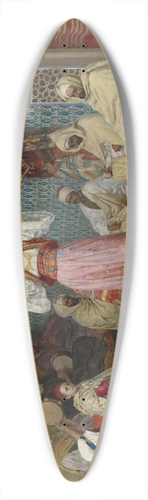 Giulio Rosati - The Dance 39.3 inch art pintail longboard deck