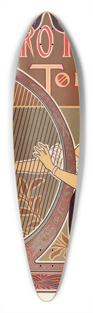 Giuseppe Boano - Thtre Royal De Turin 39.3 inch art pintail longboard deck