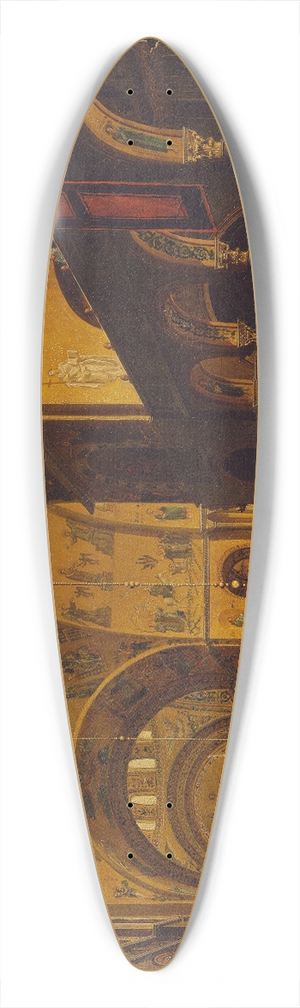 Giuseppe Borsato - Das Innere von San Marco 39.3 inch art pintail longboard deck