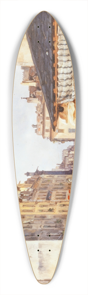 Giuseppe Canella - Les Halles 39.3 inch art pintail longboard deck