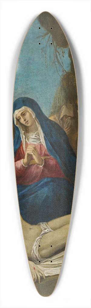 Giuseppe Cesari - Piet 39.3 inch art pintail longboard deck