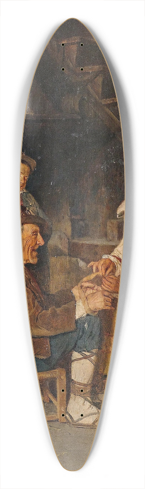 Giuseppe Costantini - Hilfe fr die Spitzenklpplerin 39.3 inch art pintail longboard deck