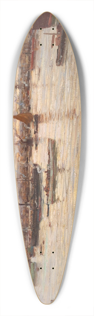 Giuseppe Giardiello - Im Golf von Neapel 39.3 inch art pintail longboard deck