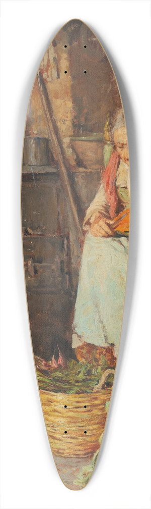 Giuseppe Giardiello - In der Kche 39.3 inch art pintail longboard deck