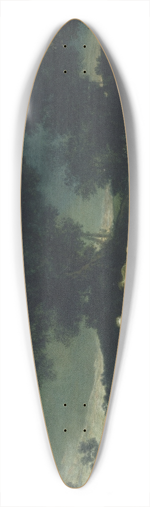Giuseppe Maria Crespi - Cupids Disarming Sleeping Nymphs 39.3 inch art pintail longboard deck