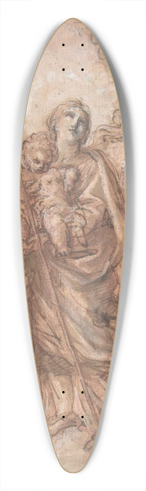 Giuseppe Passeri - The Virgin Immaculate with the Christ Child in Glory 39.3 inch art pintail longboard deck