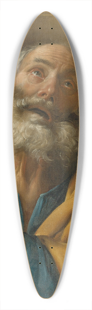 Giuseppe Vermiglio - PENITENT SAINT PETER 39.3 inch art pintail longboard deck