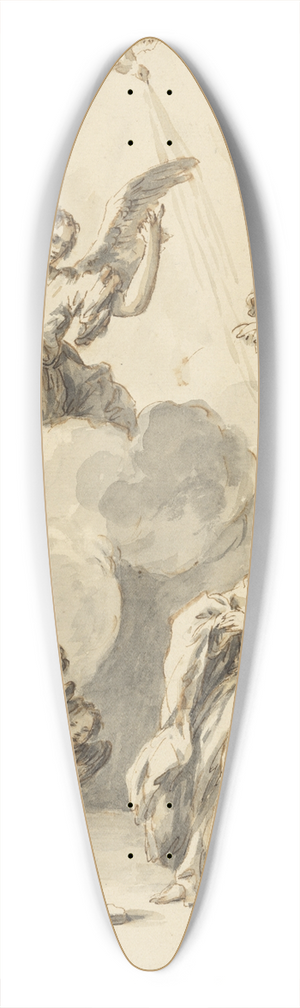 Giuseppe Zais - The Annunciation 39.3 inch art pintail longboard deck