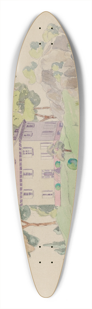 Gladys Cook - Lenrert Estate 39.3 inch art pintail longboard deck