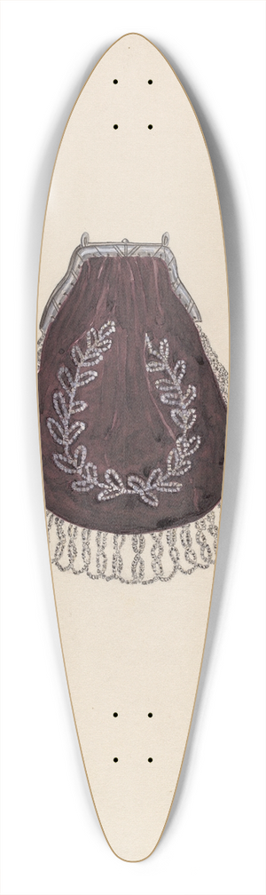Gladys Cook - Purse 39.3 inch art pintail longboard deck