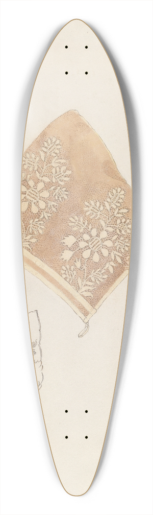 Gladys C. Parker - Lace Cap 39.3 inch art pintail longboard deck