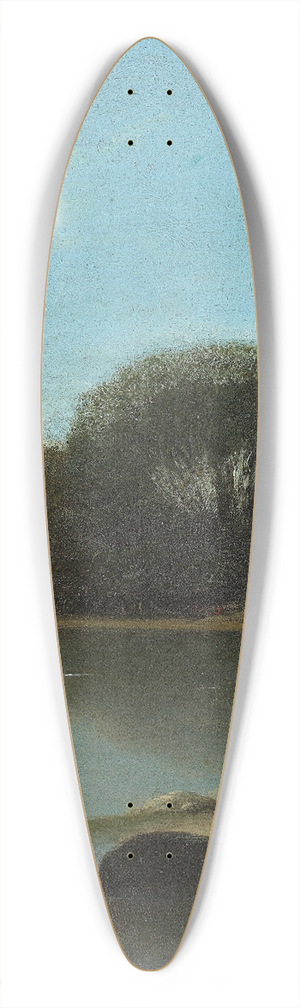 Goffredo Wals - Kstenlandschaft mit Figuren 39.3 inch art pintail longboard deck