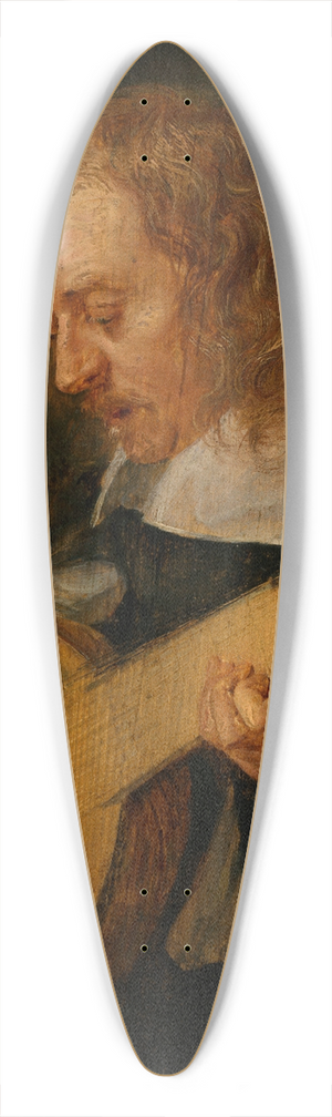 Gonzales Coques - Hearing 39.3 inch art pintail longboard deck