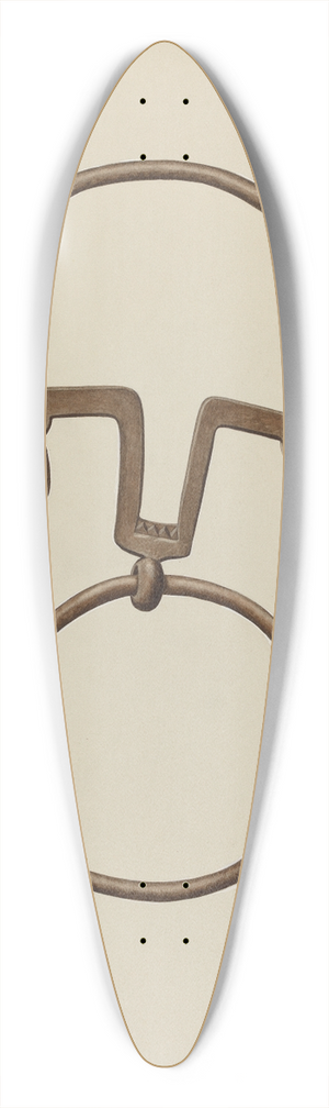 Gordena Jackson - Ring Bit 39.3 inch art pintail longboard deck