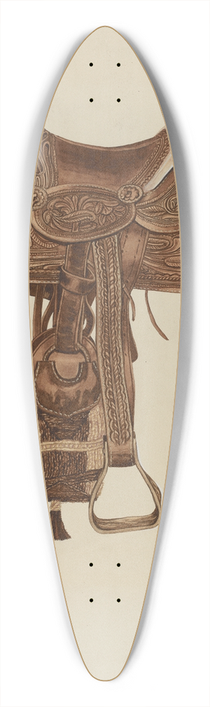 Gordena Jackson - Saddle 39.3 inch art pintail longboard deck