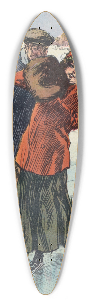 Gordon Grant - Conserving her natural resources 39.3 inch art pintail longboard deck