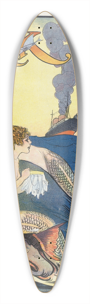 Gordon Ross - An old acquaintance 39.3 inch art pintail longboard deck