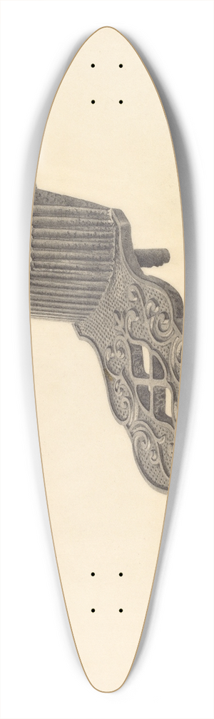 Gordon Sanborn - Bootjack 39.3 inch art pintail longboard deck