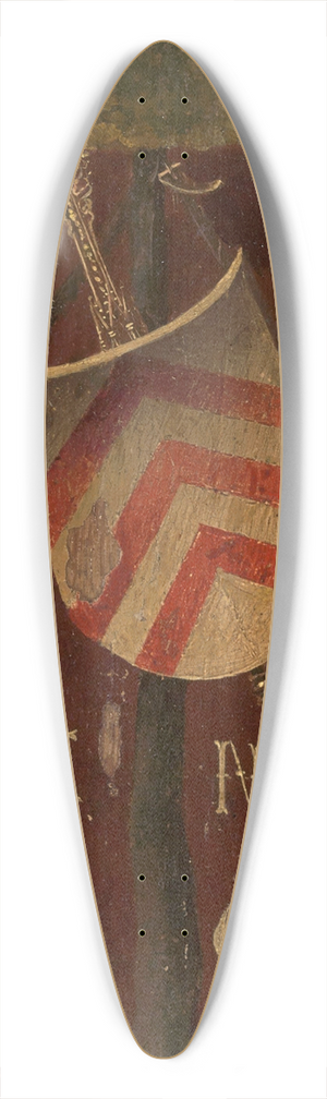 Goswin van der Weyden - Blazon of Antonius Tsgrooten 39.3 inch art pintail longboard deck