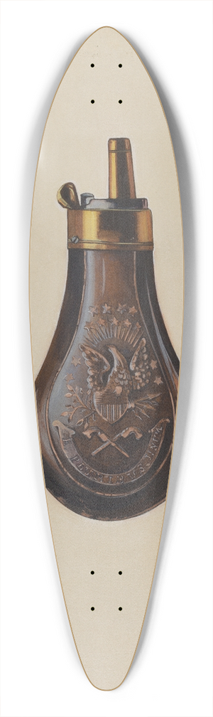 Grace Halpin - Powder Horn 39.3 inch art pintail longboard deck