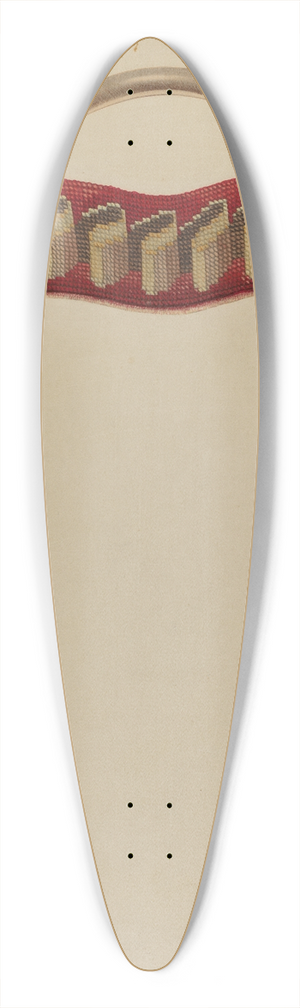 Grace Halpin - Shawl Strap 39.3 inch art pintail longboard deck