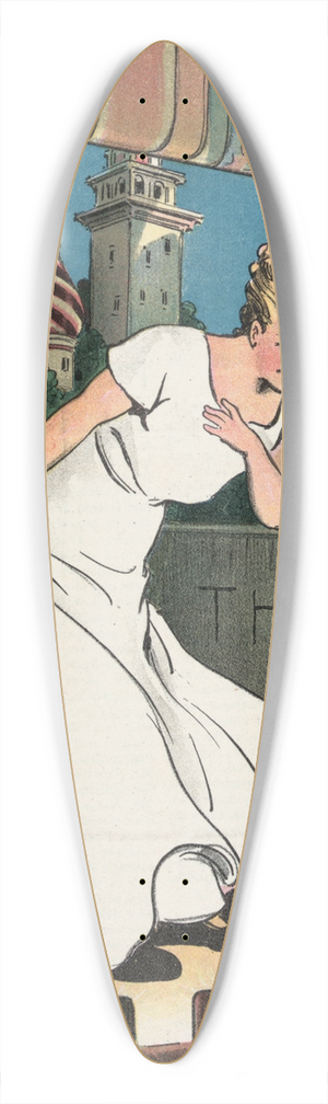 Grant Hamilton - Bravo, St. Louis! 39.3 inch art pintail longboard deck