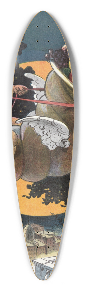 Grant Hamilton - Enter 1905 39.3 inch art pintail longboard deck