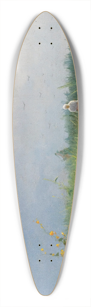 Grigory Grigorievich Myasoedov - In The Field 39.3 inch art pintail longboard deck