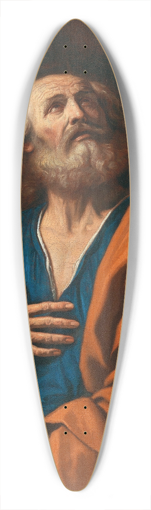 Guercino - Saint Peter 39.3 inch art pintail longboard deck