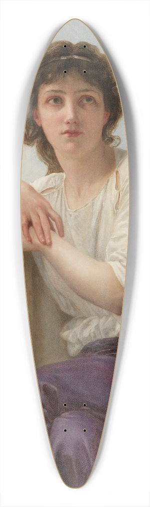 Guillaume Seignac - Contemplation 39.3 inch art pintail longboard deck
