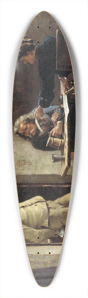 Gustaf Cederstrm - Recruiting Sergeants 39.3 inch art pintail longboard deck