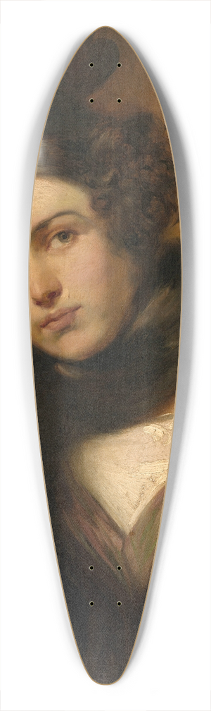 Gustaf Wappers - Jeanne Bertrand 39.3 inch art pintail longboard deck