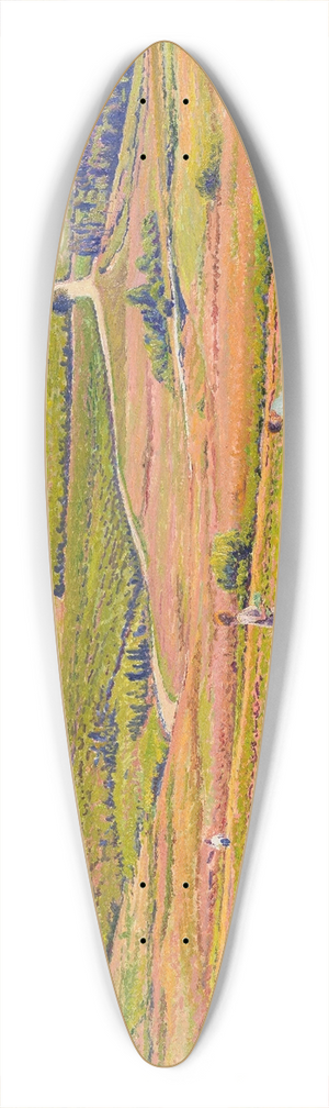 Gustave Cariot - La cueillette des fleurs 39.3 inch art pintail longboard deck