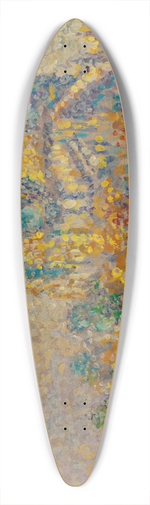 Gustave Cariot - Notre-Dame de Paris 39.3 inch art pintail longboard deck