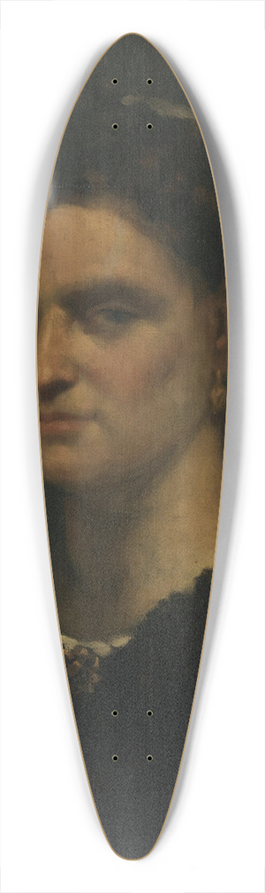 Gustave Courbet - Bildnis einer Dame 39.3 inch art pintail longboard deck