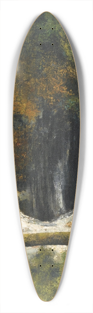 Gustave Courbet - Source de Lison prs de Nans 39.3 inch art pintail longboard deck