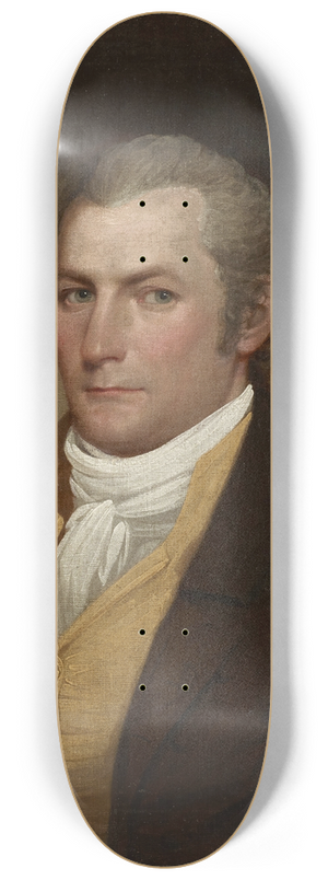 John Trumbull - Portrait of a Man 8.25 inch art skate deck