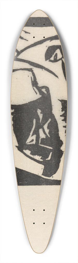 Gustave De Smet - Harvesting Potatoes 39.3 inch art pintail longboard deck