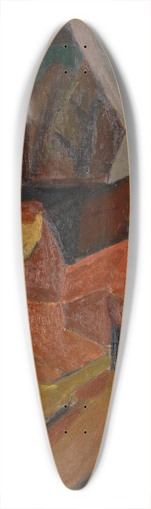 Gustave De Smet - Woman Sleeping 39.3 inch art pintail longboard deck