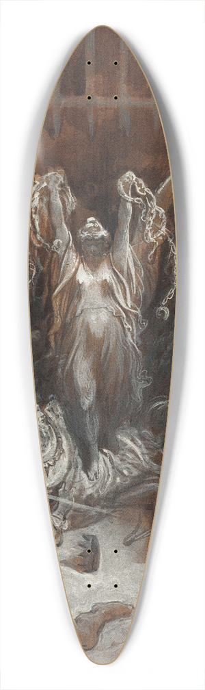 Gustave Dor - Liberty 39.3 inch art pintail longboard deck