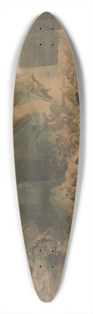 Gustave Dor - Samson dans le temple de Dagon 39.3 inch art pintail longboard deck