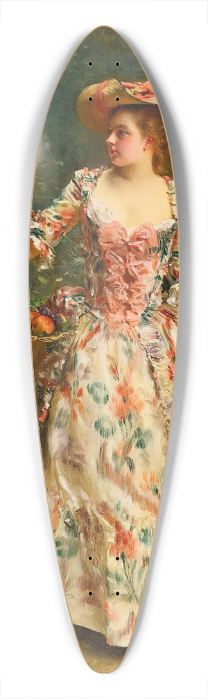 Gustave Jean Jacquet - A Walk In The Park 39.3 inch art pintail longboard deck