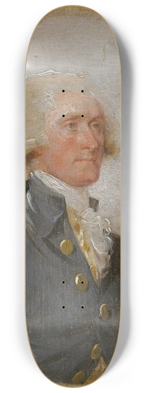 John Trumbull - Thomas Jefferson 8.25 inch art skate deck