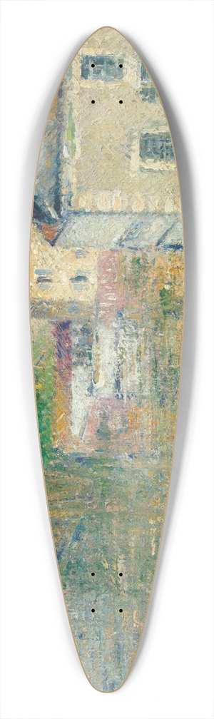 Gustave Loiseau - Inondation  Giverny 39.3 inch art pintail longboard deck
