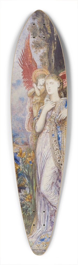 Gustave Moreau - LInspiration 39.3 inch art pintail longboard deck